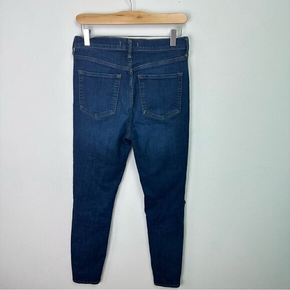 FREE People  High Rise Busted Knee Distressed Skinny Jeans Size 29 - Picture 3 of 5